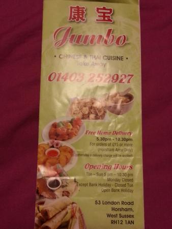 Jumbo Chinese and Thai Take Away